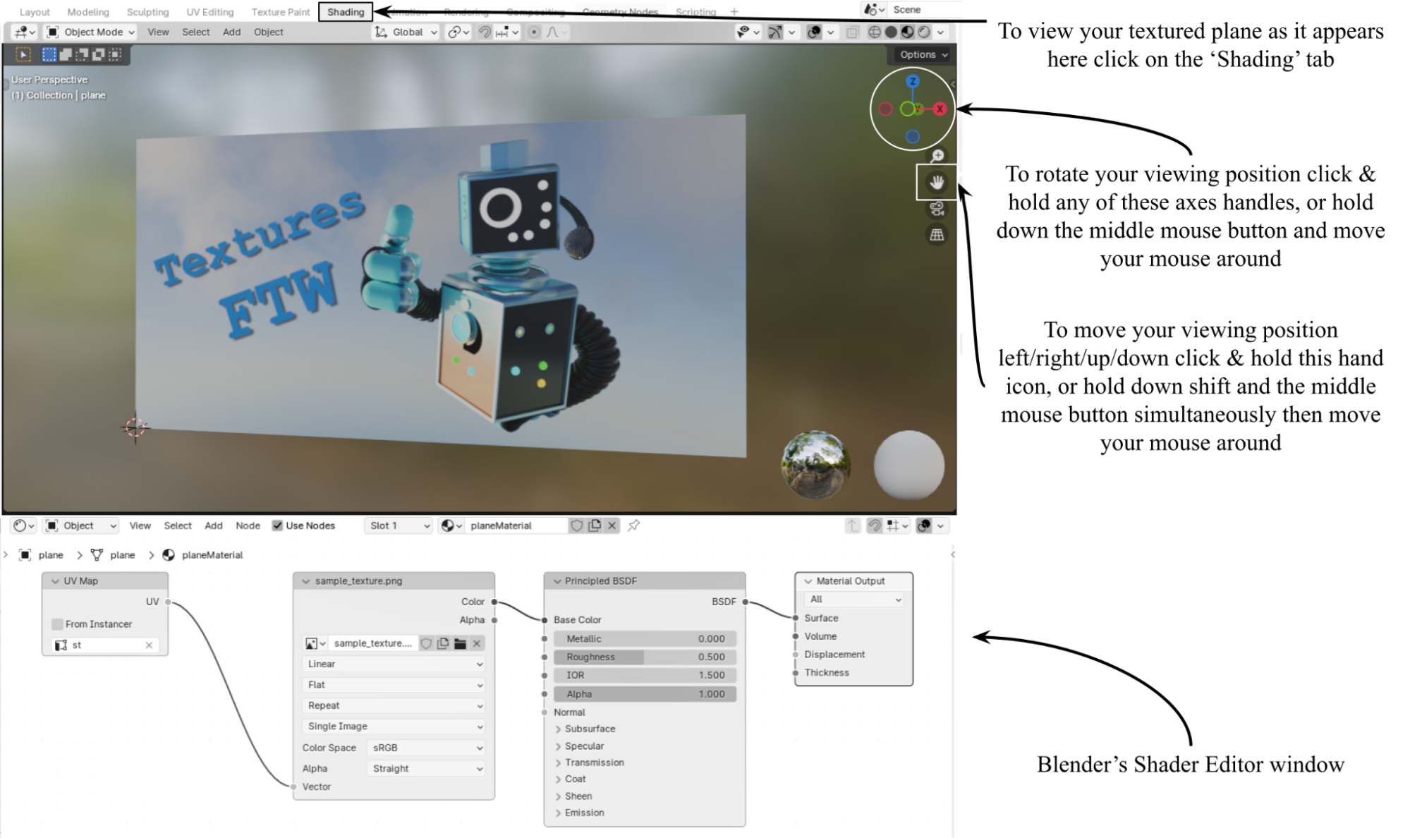 Blender mat